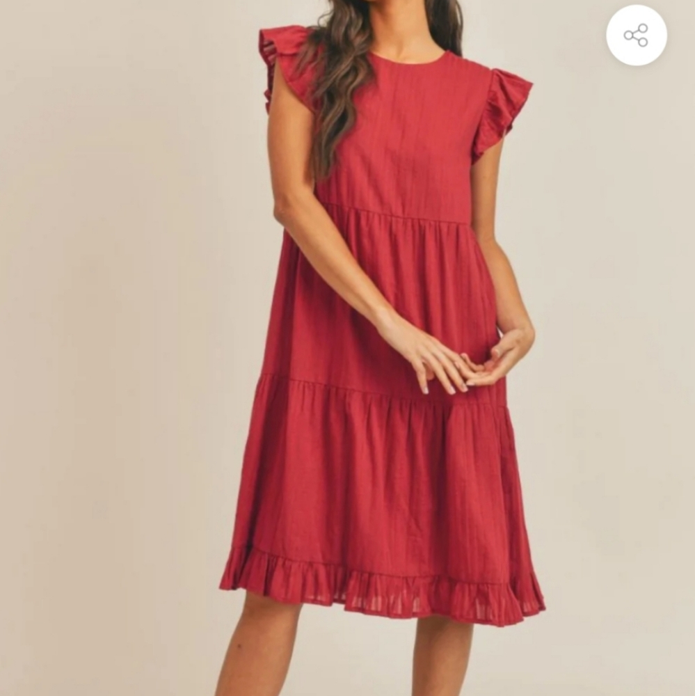 NWT Sadie & Sage Red Dress, Size Small